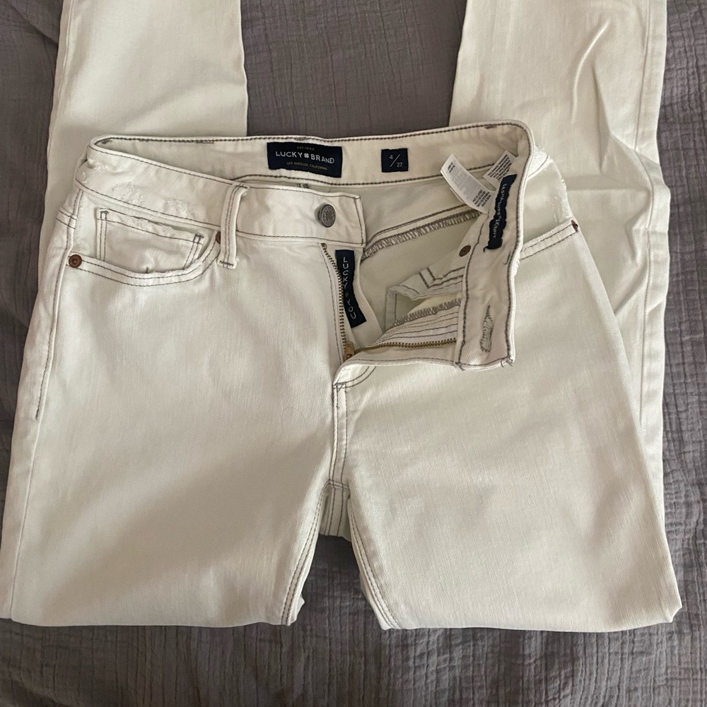 LUCKY BRAND SASHA SUPER SKINNY SALT STRETCH JEANS WOMENS SIZE 4